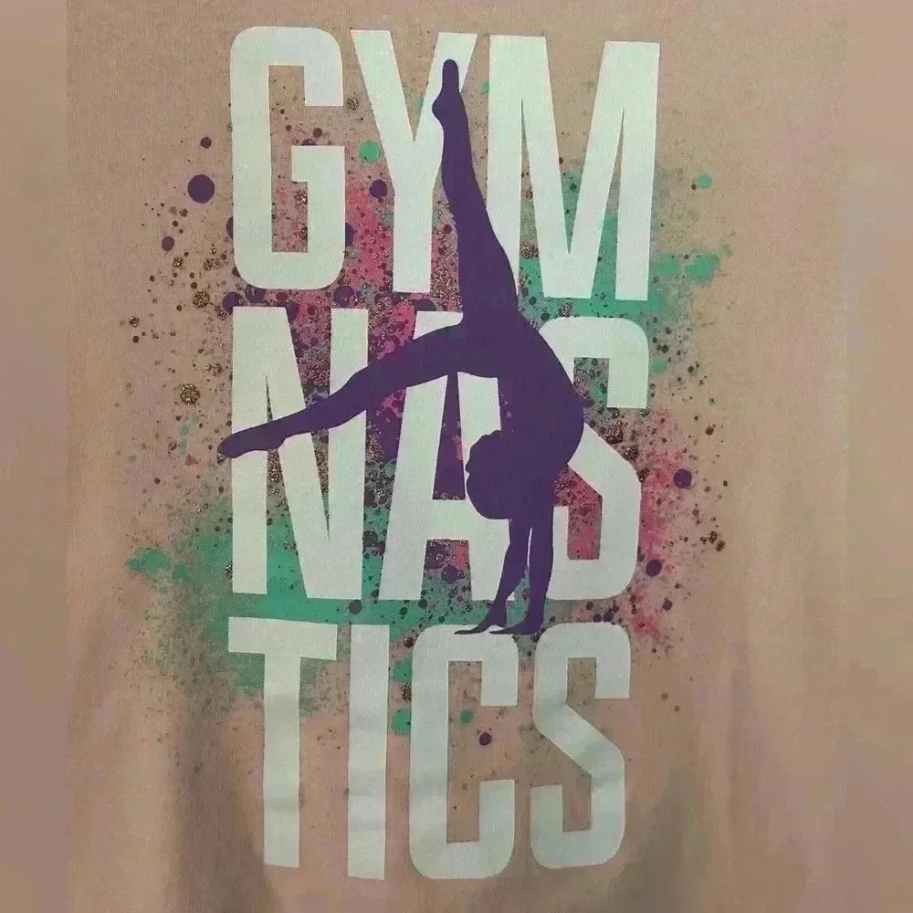 The Children's Place Girls Gymnastics Tee and Girls Tie Dye Tank Top (609)